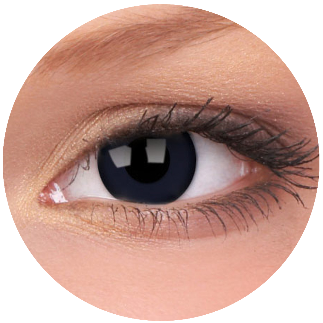 One Day Dark Side / Black Out Contact Lenses