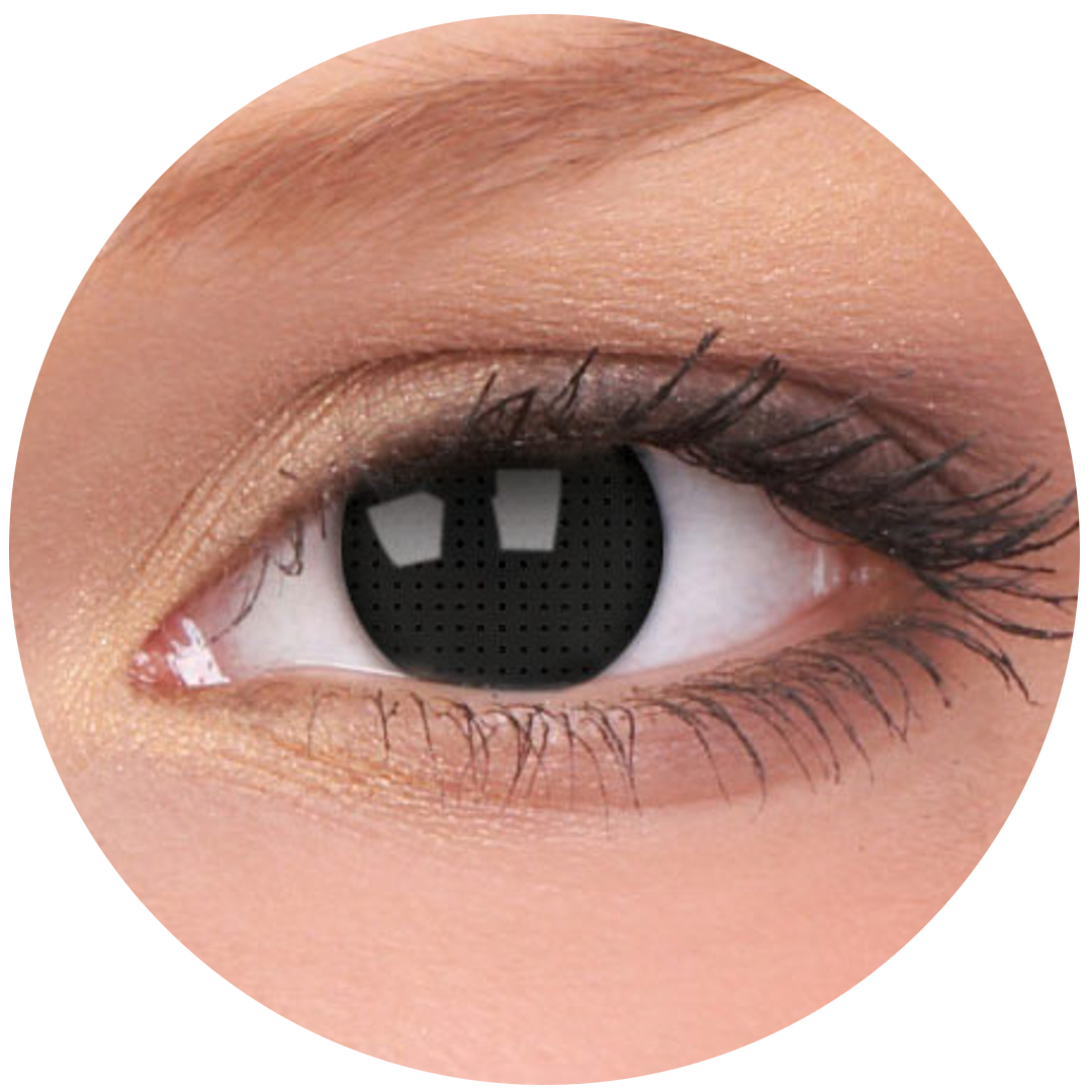 Black Screen Contact Lenses
