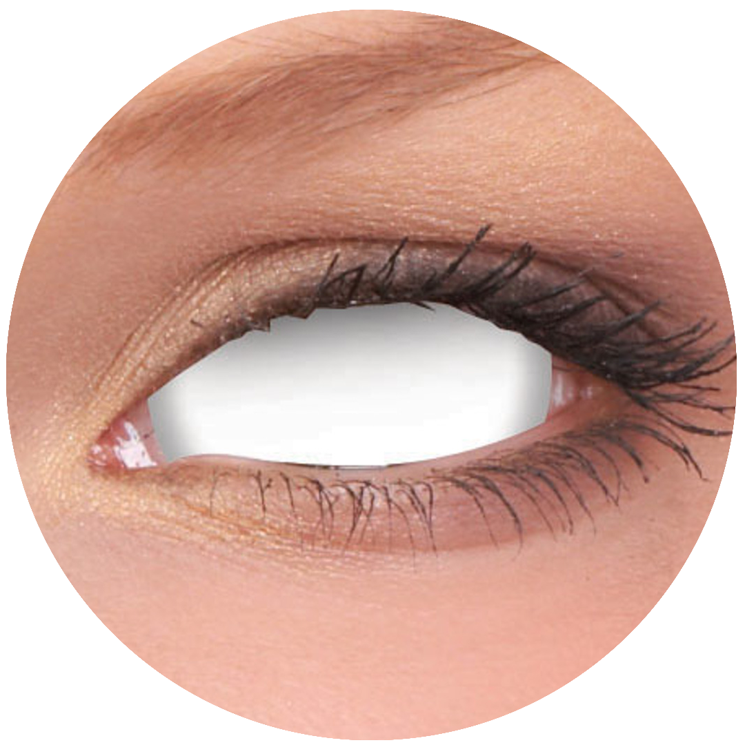Blind White Contact Lenses