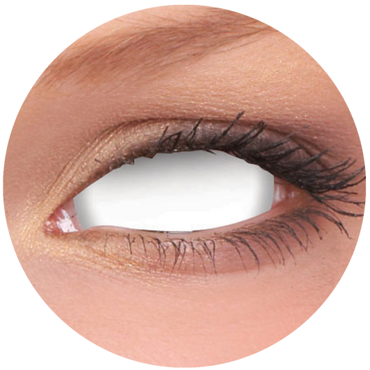 Blind White Contact Lenses