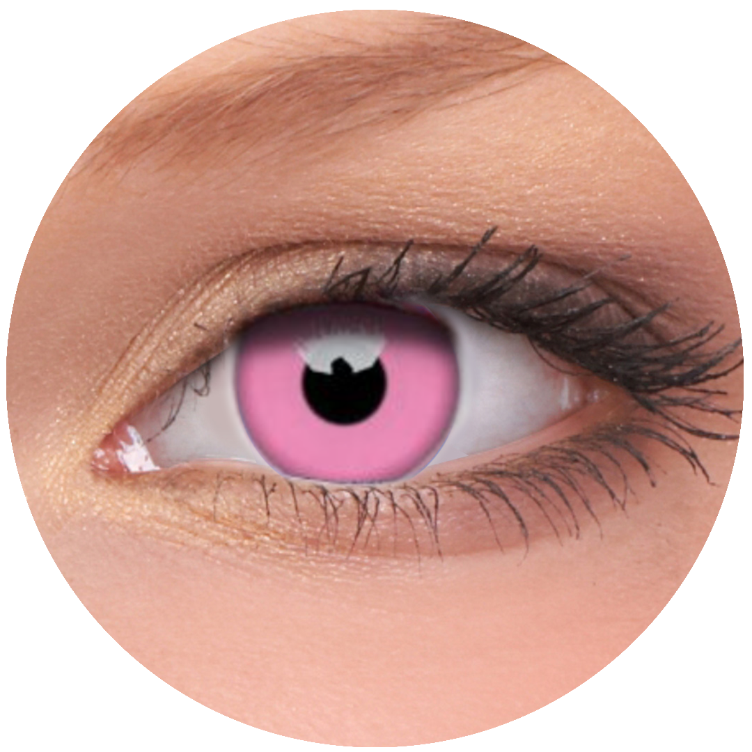 Glow Pink UV reactive Contact Lenses