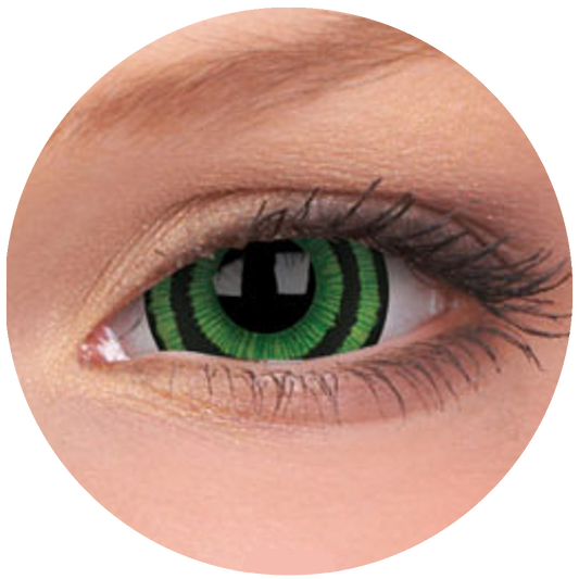 Mini Sclera - Green Goblin Contact Lenses