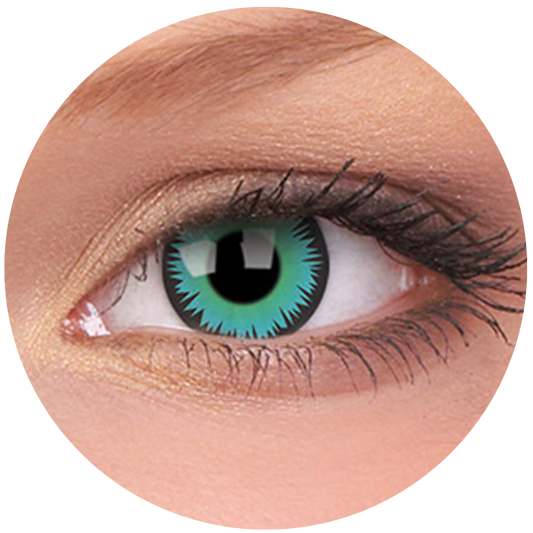 Green Werewolf Contact Lenses