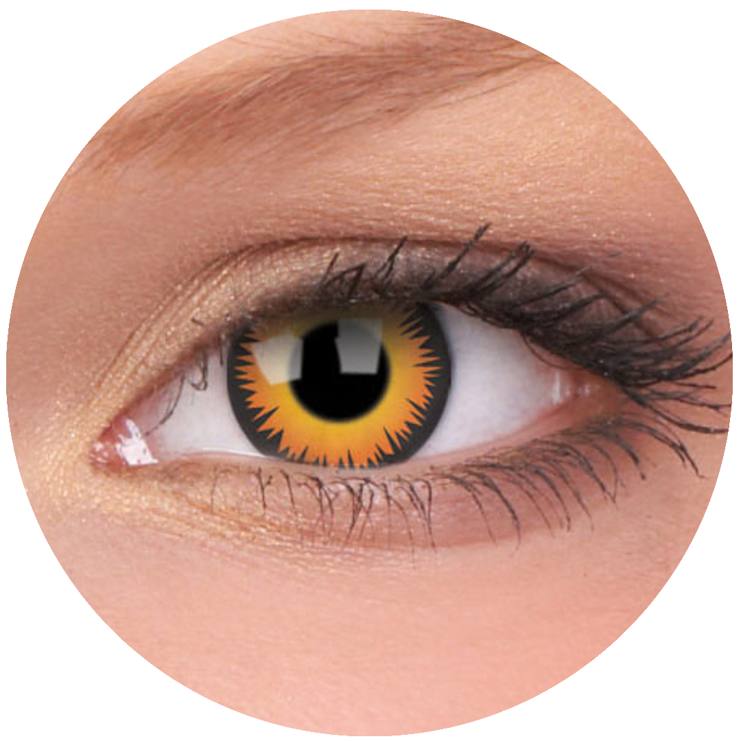 One Day Lestat Vampire / Orange Werewolf Contact Lenses