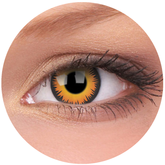 One Day Lestat Vampire / Orange Werewolf Contact Lenses