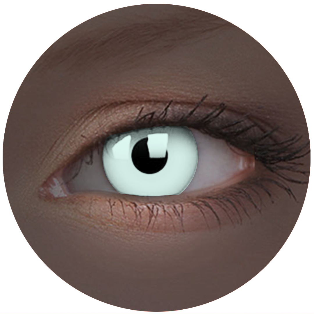 UV White Contact Lenses