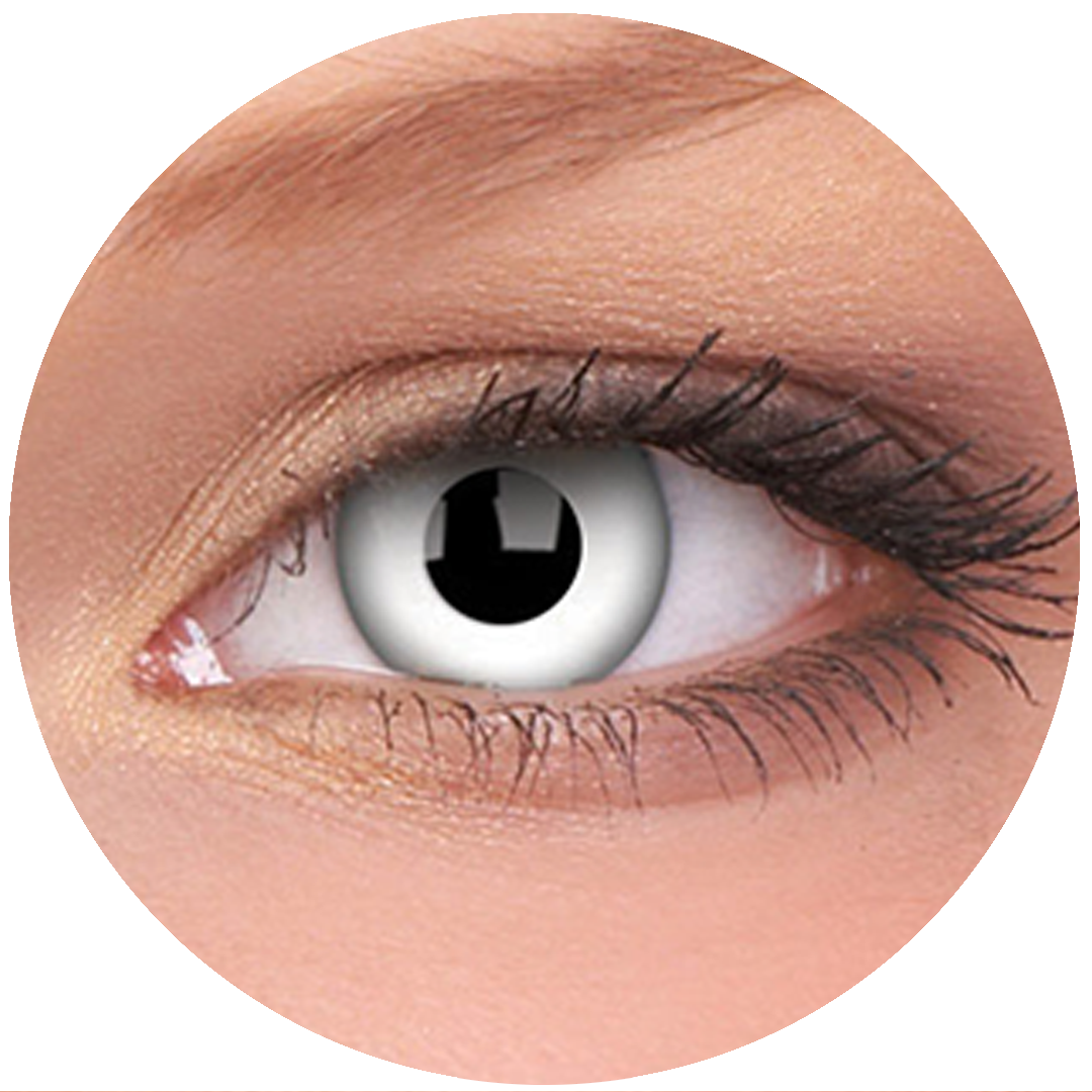 One Day White Out / White Witch Contact Lenses