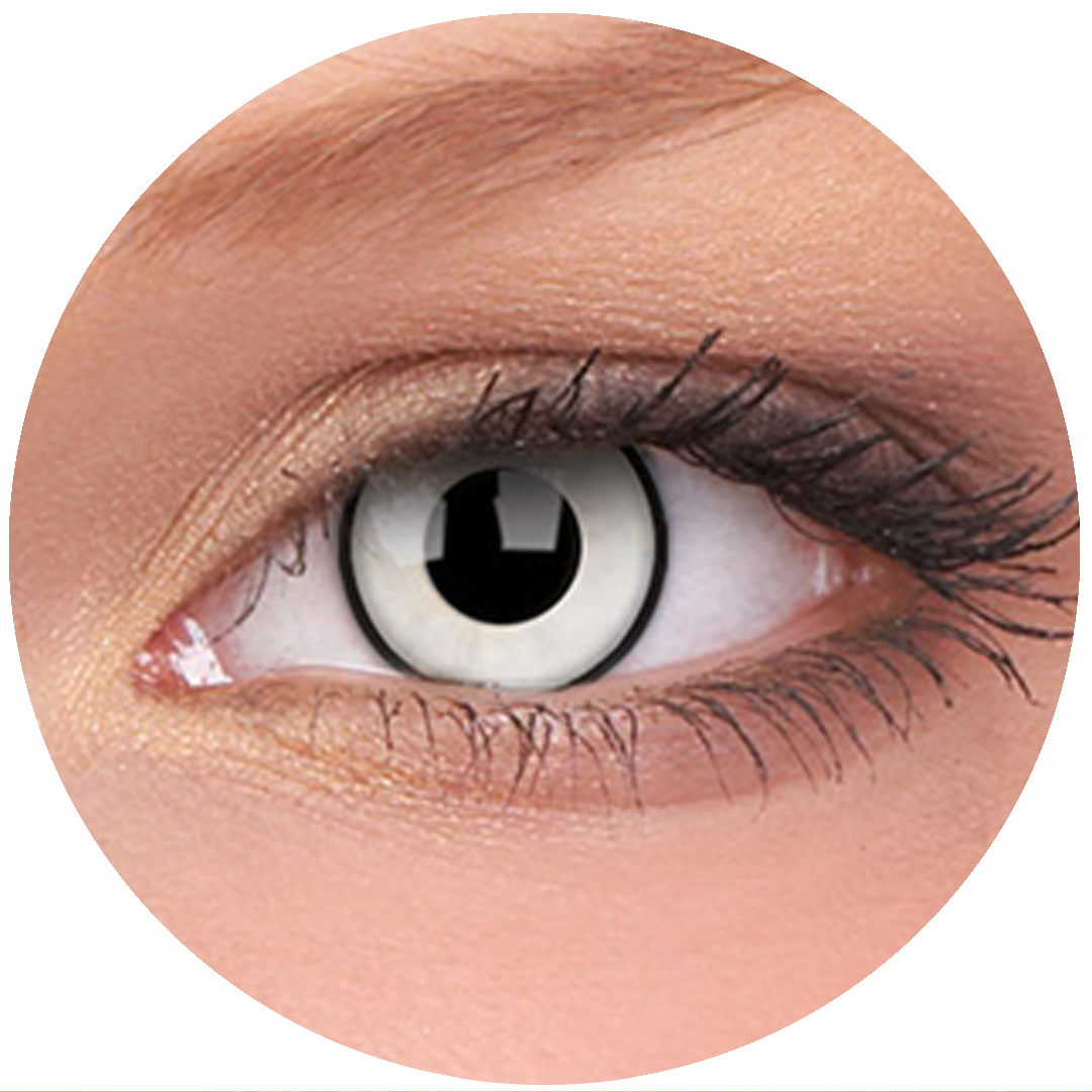 One Day White Manson / White Zombie Contact Lenses