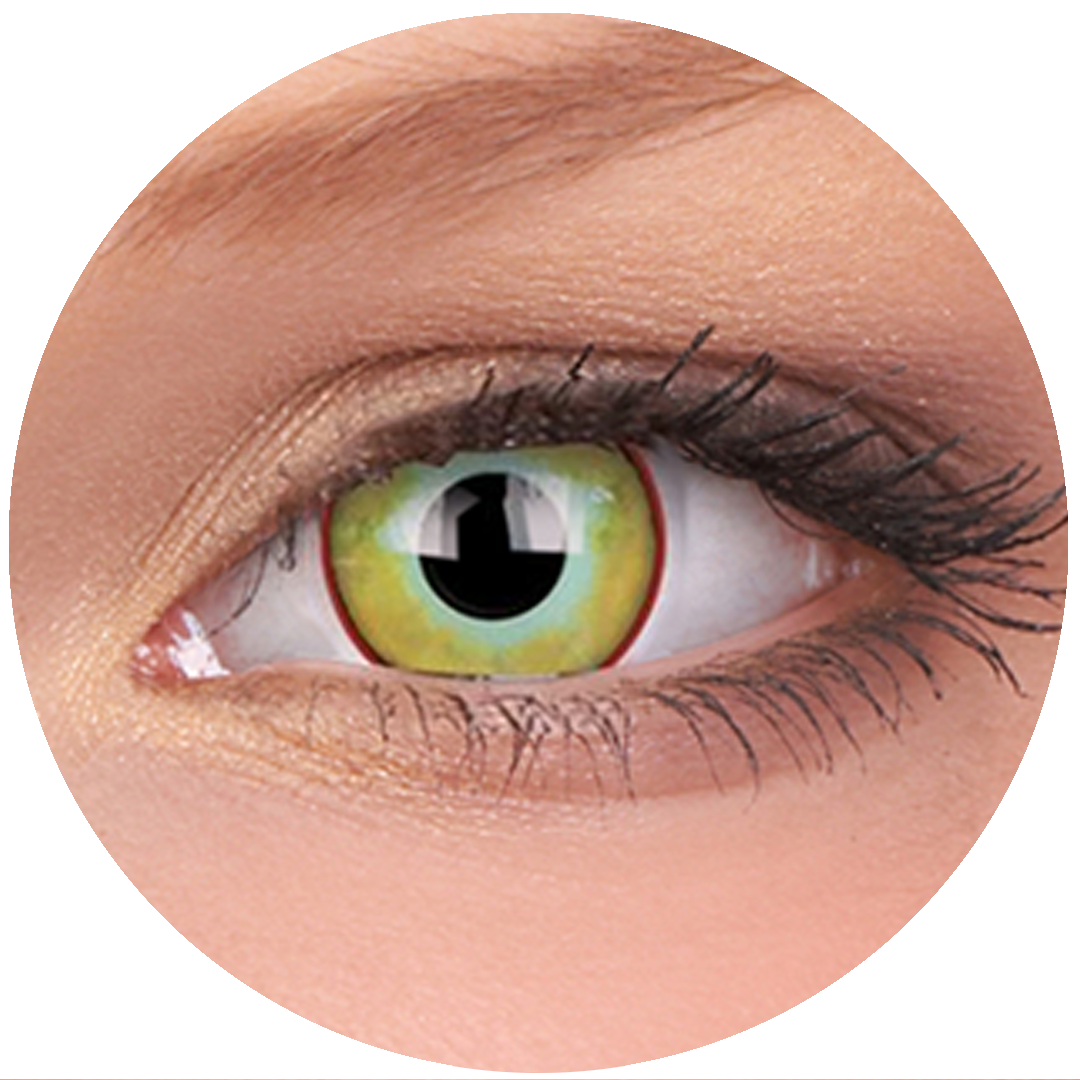 Yellow Plague Contact Lenses