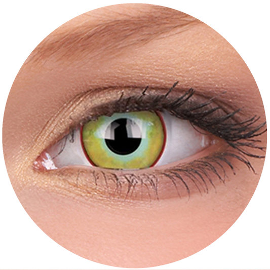 Yellow Plague Contact Lenses