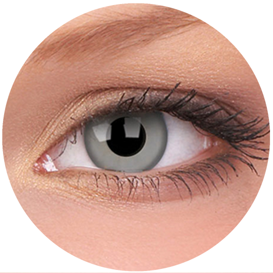 Zombie Grey Contact Lenses