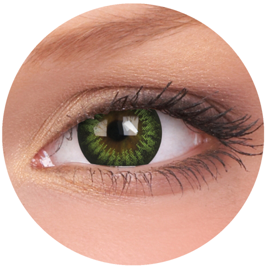 Big Eye - Party Green Contact Lenses