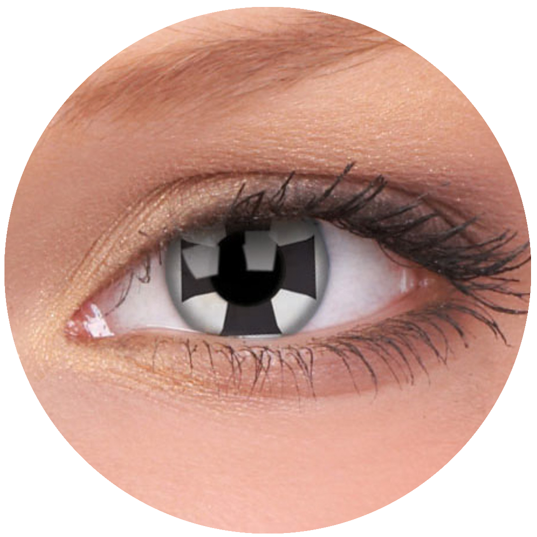 Black Cross Contact Lenses