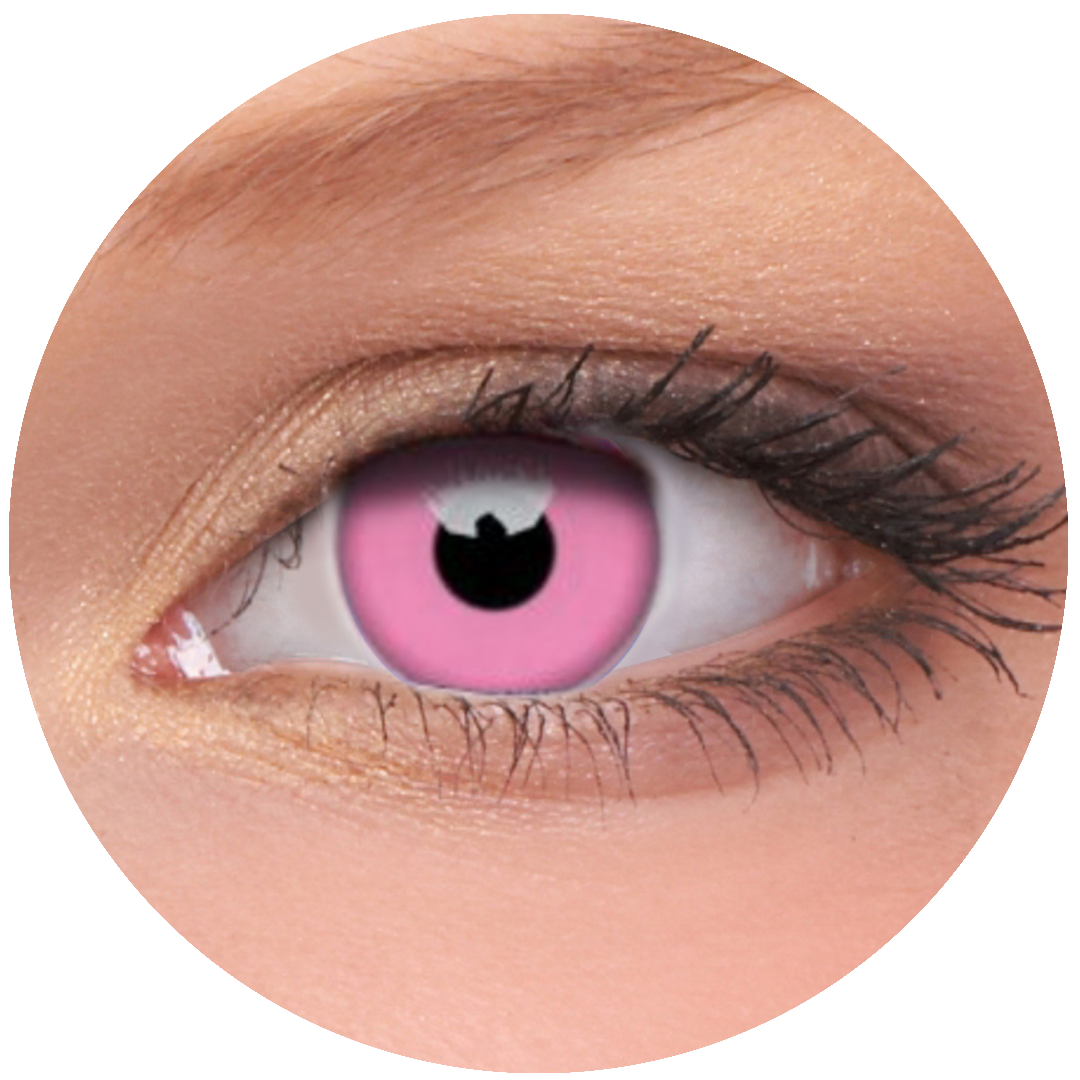 Glow Pink Contact Lenses