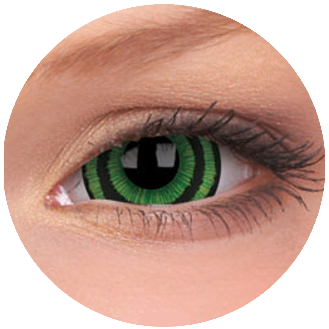 Mini Sclera - Green Goblin Contact Lenses