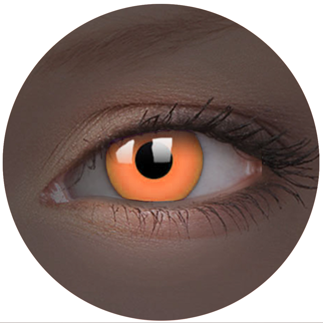 UV Orange Contact Lenses