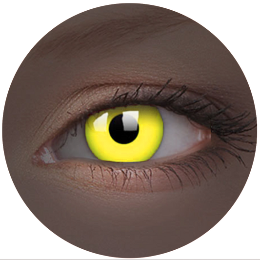 UV Yellow Contact Lenses