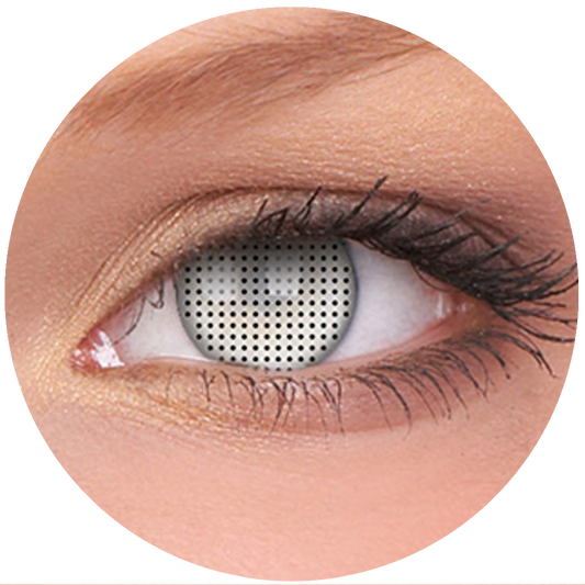 White Screen Contact Lenses